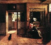 HOOCH, Pieter de The Mother wsf oil on canvas